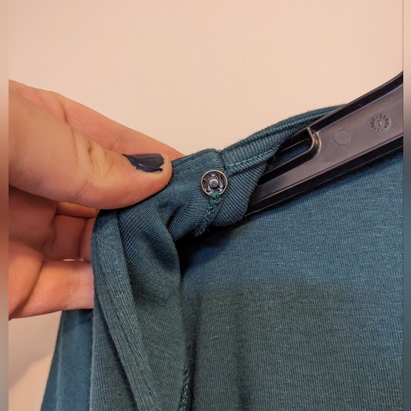 BNWOT Kit and Ace Square neck bodysuit size Large - deep green - Picture 3 of 4